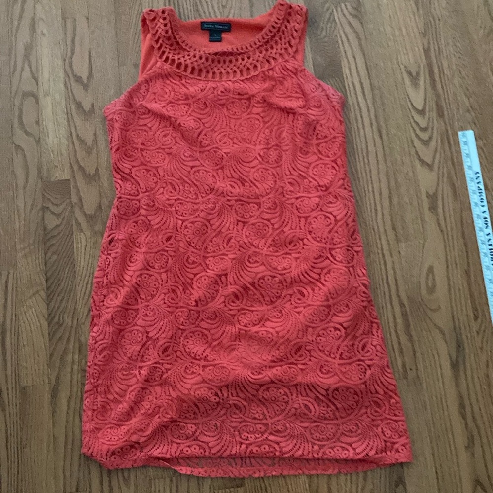 Jessica Howard Sheath Lace overlay Dress